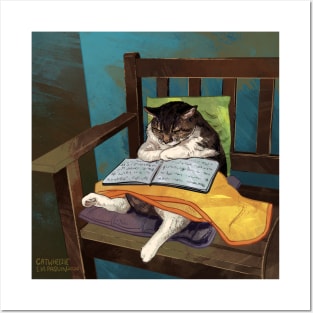 Cats Can Read! Posters and Art